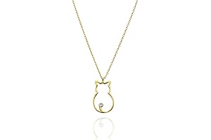 Cat Lovers Necklace (Gold): A Purrfect Gift for Feline Enthusiasts