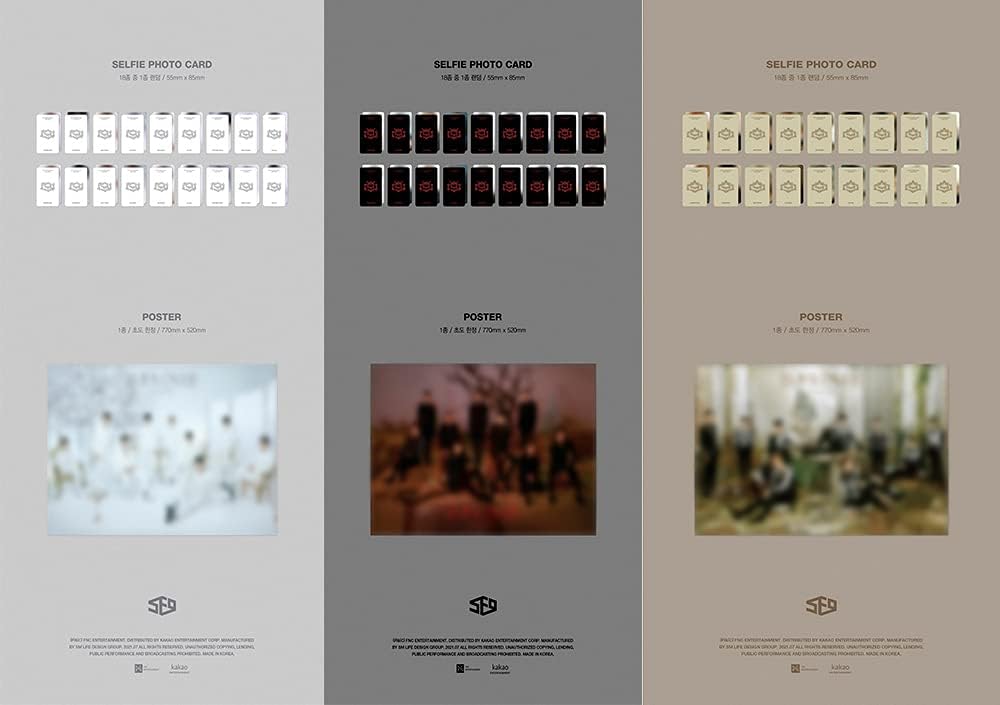 SF9 - TURN OVER (9th Mini Album) Album+Extra Photocards Set (F ver.)