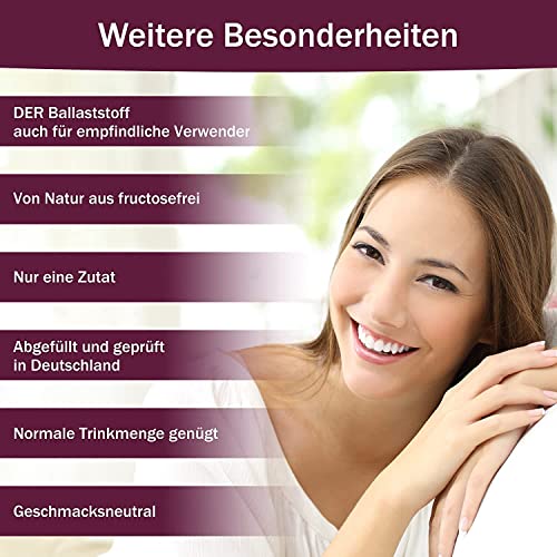 Sanatura Akazienfaser Pulver Bio – 300 g – wertvoller Ballaststofflieferant aus Akazienfasern - lösliche Ballaststoffe - vegan, glutenfrei und fructosefrei – gut verträglich