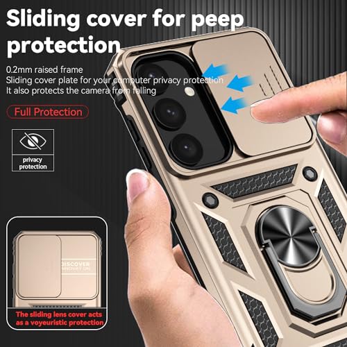 Hitaoyou Case Designed for Samsung Galaxy S25 Plus 6.7" 5G, Samsung S25 Plus/S25+ Case with Camera Cover & Kickstand Military Grade Shockproof Heavy Duty Protective Phone Case for Galaxy S25 Plus by Hitaoyou - Image 4
