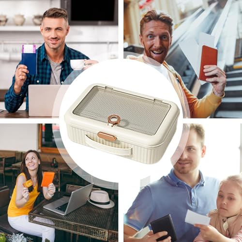 Porte-documents de grande capacité et boîtes de rangement pour certificats - 4