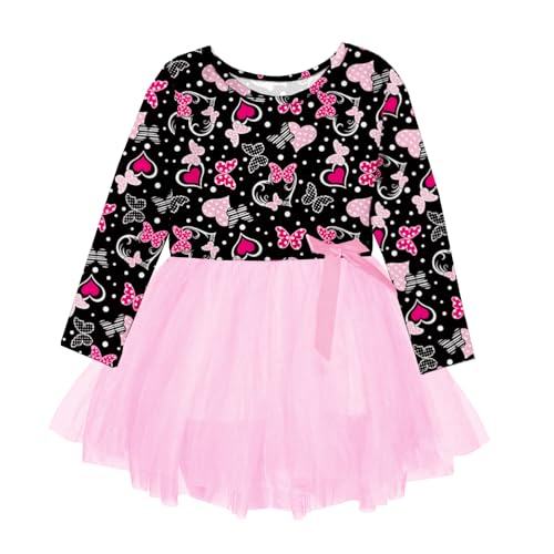 Remimi Toddler Girl Easter Dress Bunny Rabbit Egg Print Tutu Dresses 1-6 Years2