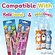 Brush-Baby KidzSonic Rocket and Unicorn Ersatzbürstenköpfe, ab 3 Jahren, 4 Stück pro Packung…