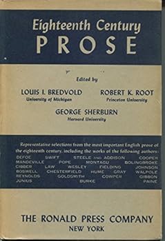 Hardcover Eighteenth Century Prose Book