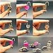 Guaishou Mix Color Style Mini Heart Luggage Locks Padlocks Archaize Lock with Keys Pack of 7pcs