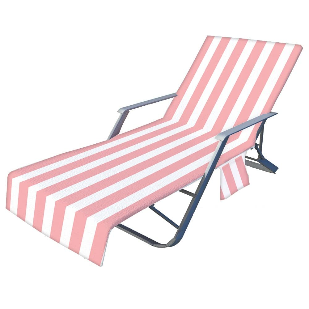 Beach Chair Cover with Side Pockets Chaise Lounge Pool Chair Cover Beach Towel,Microfiber Chaise Lounge Chair Towel Cover for Sun Lounger Pool Sunbathing Garden Beach Hotel (Color : #17)