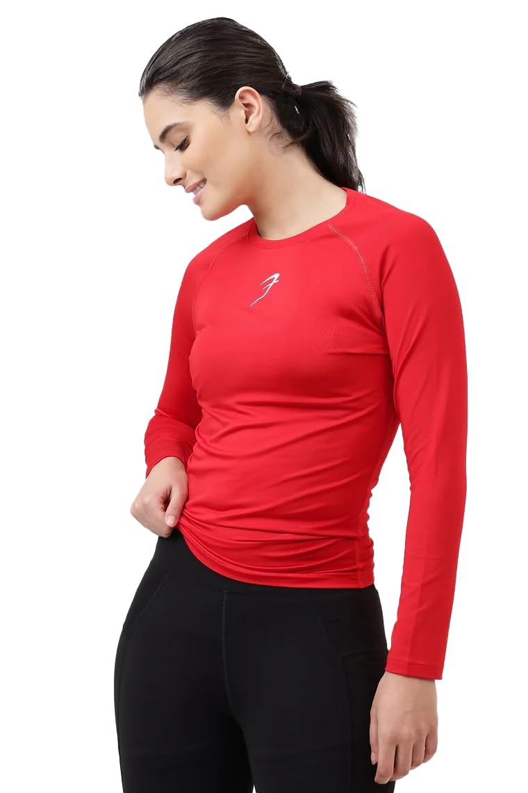 fuaark Compression Full Sleeve Tshirt Sports & Gym for Women Black-picture-40