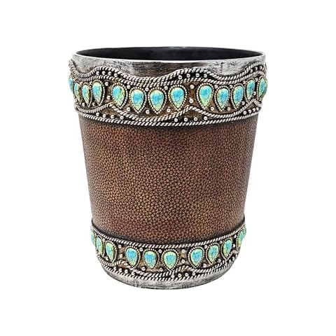 AMAJY Decorative Resin Wastebasket Cover