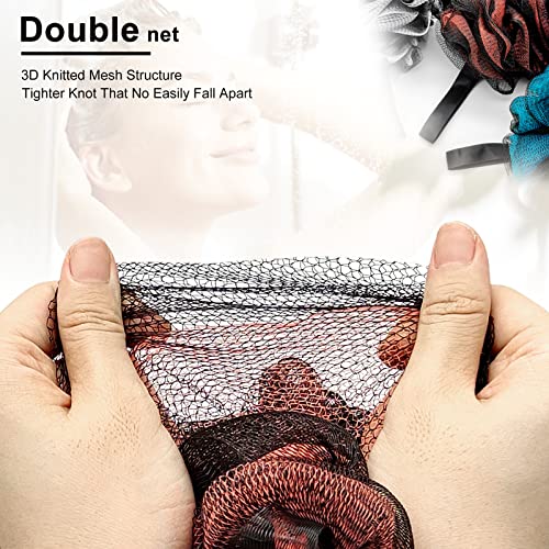 Scartink Loofah Bath Shower Sponge Body Scrubber,75G Xl Exfoliate Mesh Pouf Shower Bouquet,3 Pack Body Wash For Women And Men thumb #5