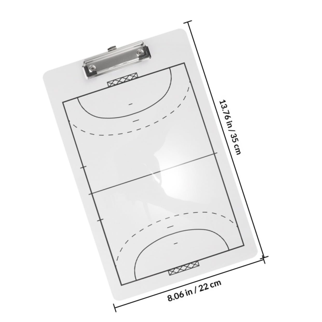 Veemoon 2 Pizarras de Entrenamiento para Balonmano Doble Cara, Portapapeles Ligero de Pvc Resistente, Ayudas Formación y Suministros para Partidos de Balonmano