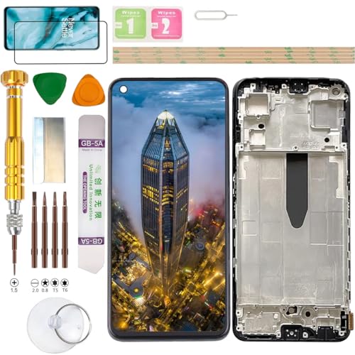 Gadget Troops Kit de repuesto de pantalla LCD (sin huellas dactilares) para OnePlus Nord CE 2 5G IV2201