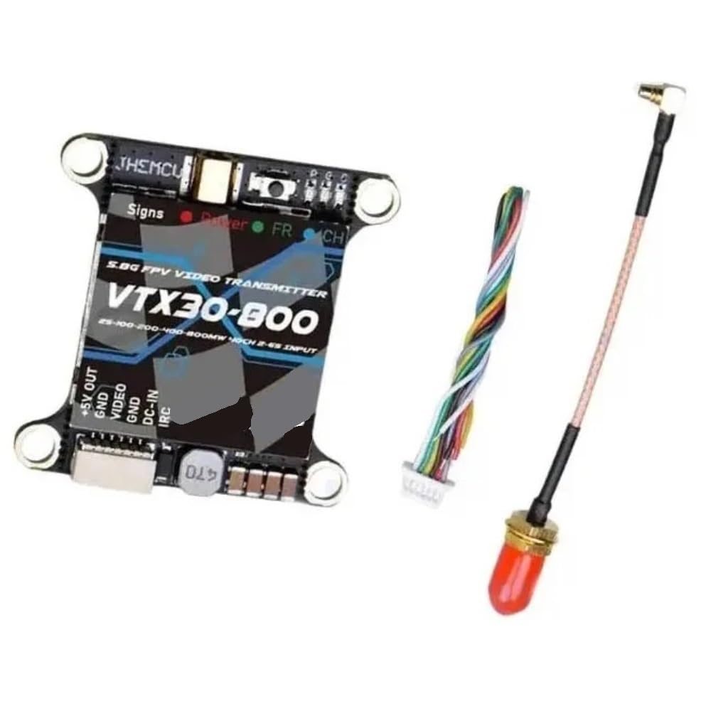 VTX30-800 émetteur FPV 40CH anti-interférence 2-6S pour drone RC