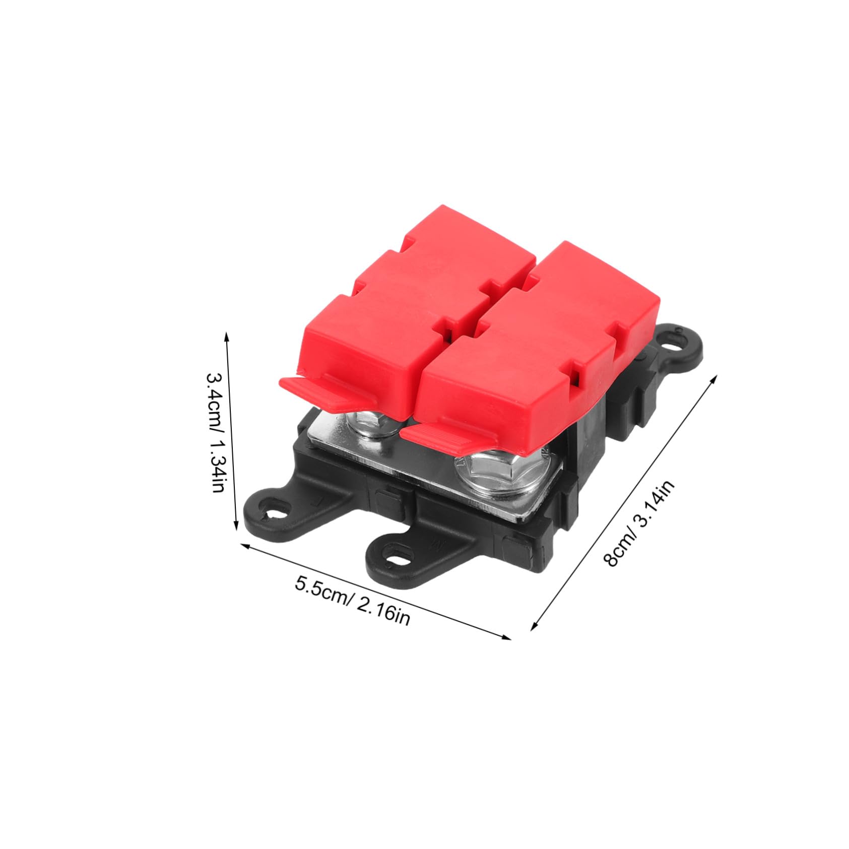 Caja de Fusibles de Automóvil Mini Atornillable para Protección de Circuitos de Fusibles para Automóvil Autopartes para Camiones y Embarcaciones