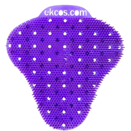 Diversey Ekcos EKS-1P-12 ekcoscreen 60 Day Premium Anti-Splash Urinal Screen, Deodorizer for Cleaner Restrooms, Berry Scent, Purple, 12-Screens