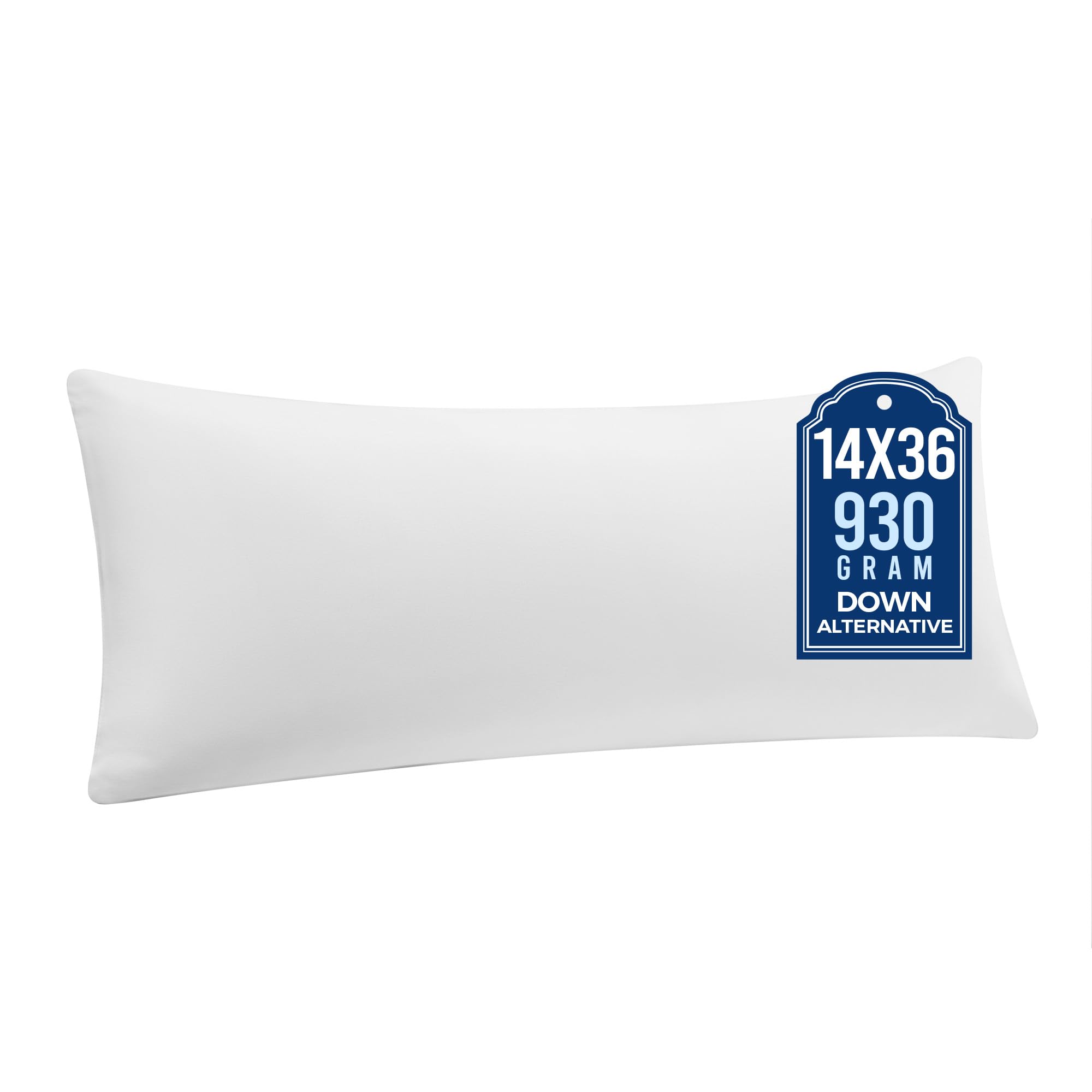 Amazon.com: puredown® 14x36 Pillow Insert, Fluffy Lumbar Pillows