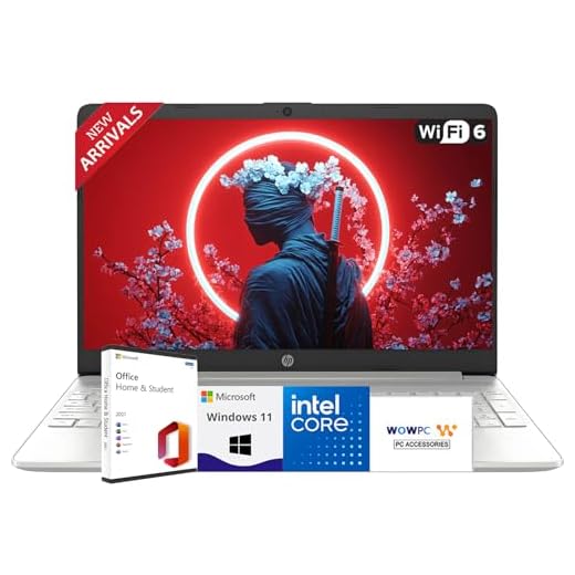HP 15.6'' Business and Student Laptop Included with Microsoft Office, Intel Powerful Processor, 16GB RAM, 1TB SSD, Ultra Quiet Design, Long Battery Life, Wi-Fi 6, Bluetooth 5, Windows 11 Pro, WOWPC