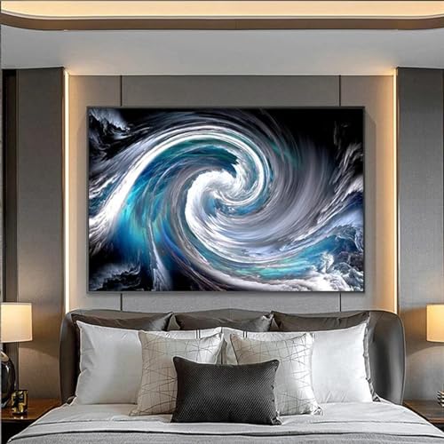 Impressions d'art nordique moderne et affiches de nuage abstrait 70x100cm pour grand mur