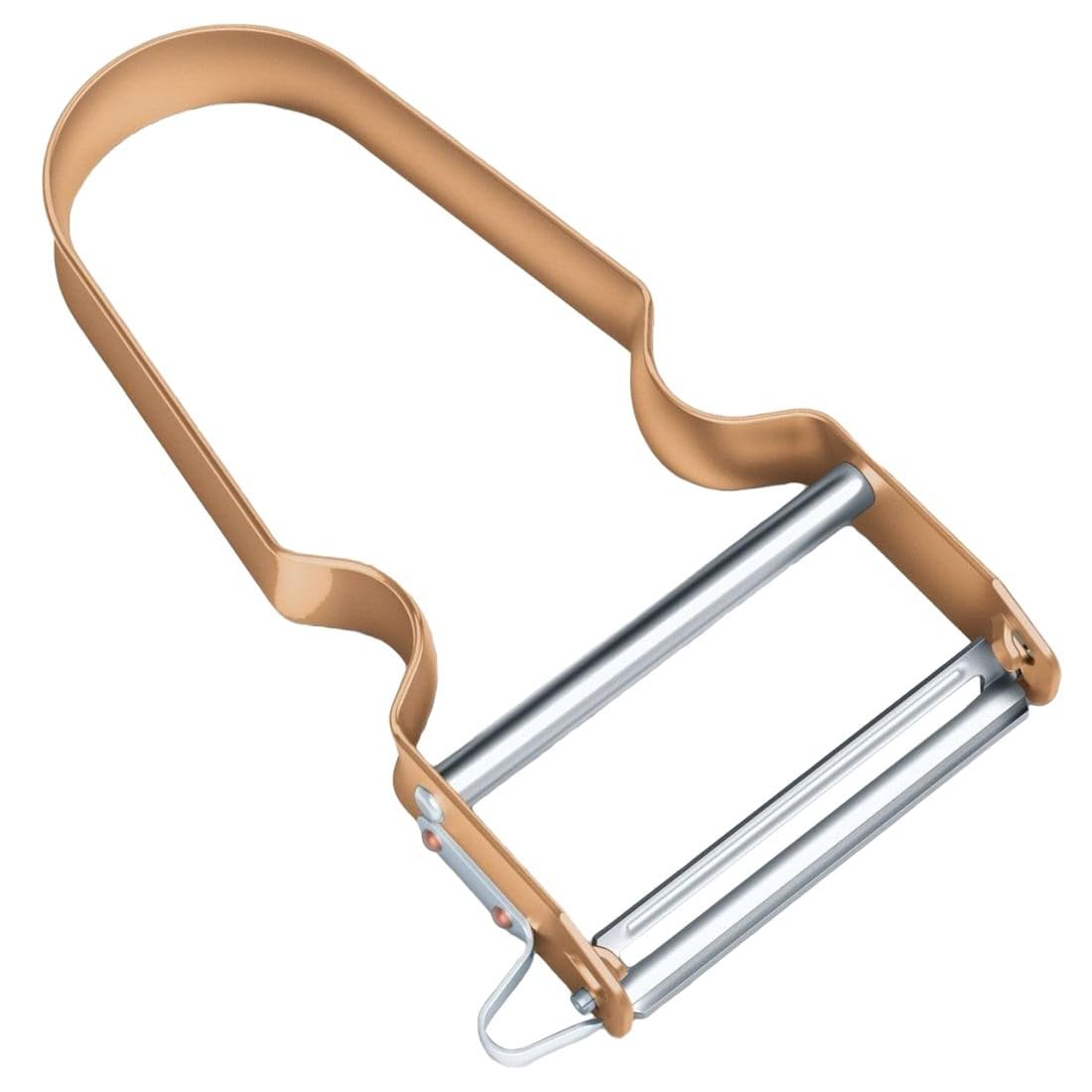 Victorinox, Multipurpose REX Peeler/ Vegetable Scrapper, Normal Straight Edge, Aluminium Cinnamon, Swiss Made (6.0900.12) 2