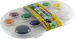 Aquarela Escolar Estojo com 12 Cores + Pincel, Acrilex 01812, Multicor