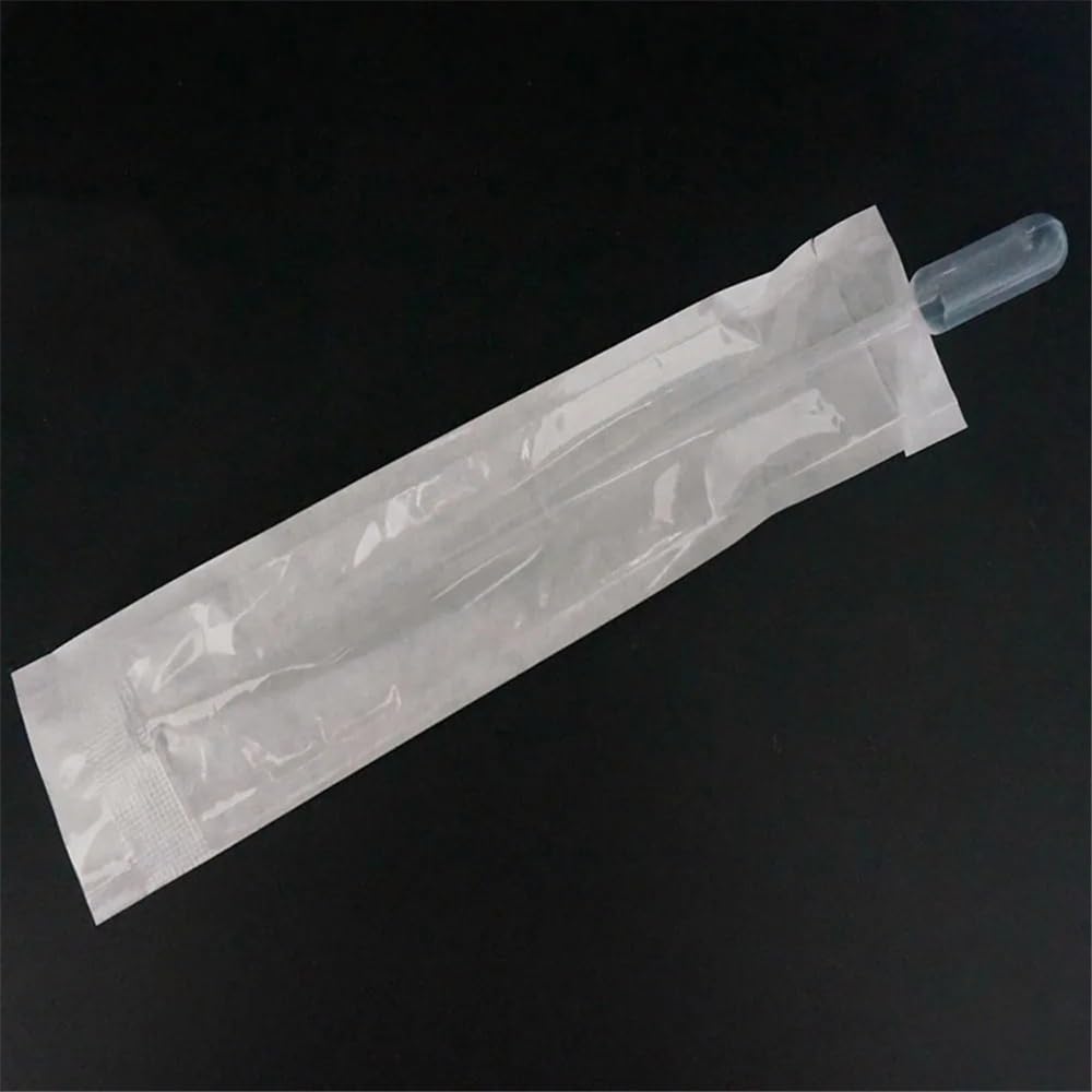 Équipements et fournitures de laboratoire Pipettes de transfert Pasteur en plastique avec compte-gouttes indépendant, 1 ml, 2, 3, ml-L, 100 pièces