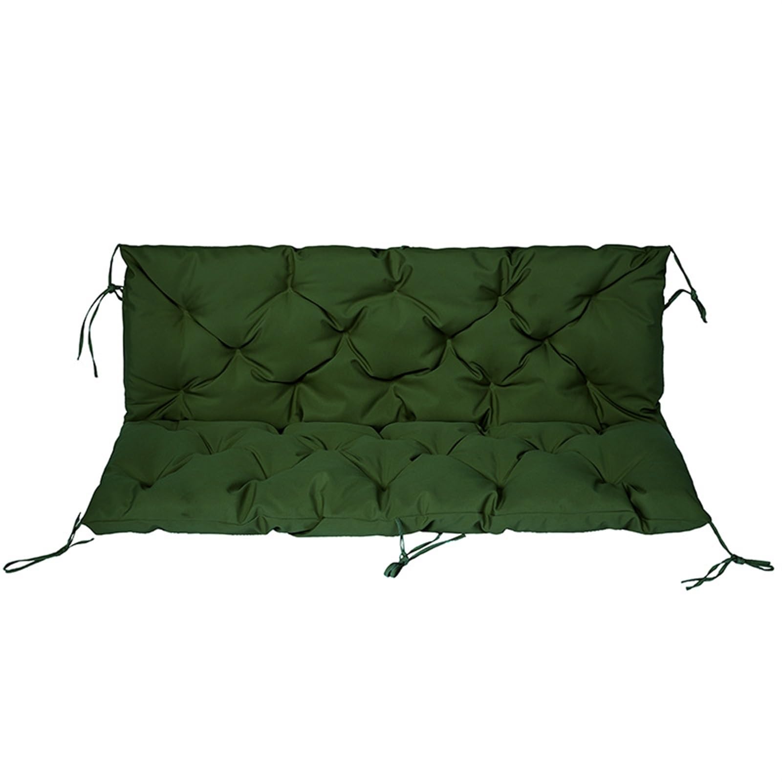 Swing Cushions Replacement, Outdoor Swing Bench Cushion with Backrest Thicken, Waterproof Porch Swing Cushions 2-3 Seater Outdoor Swing Cushions for Outdoor Garden Patio Furniture(Color 12,150cm)