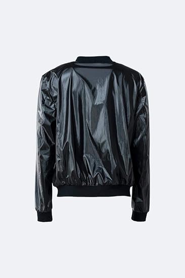 vinyl bomber jacket