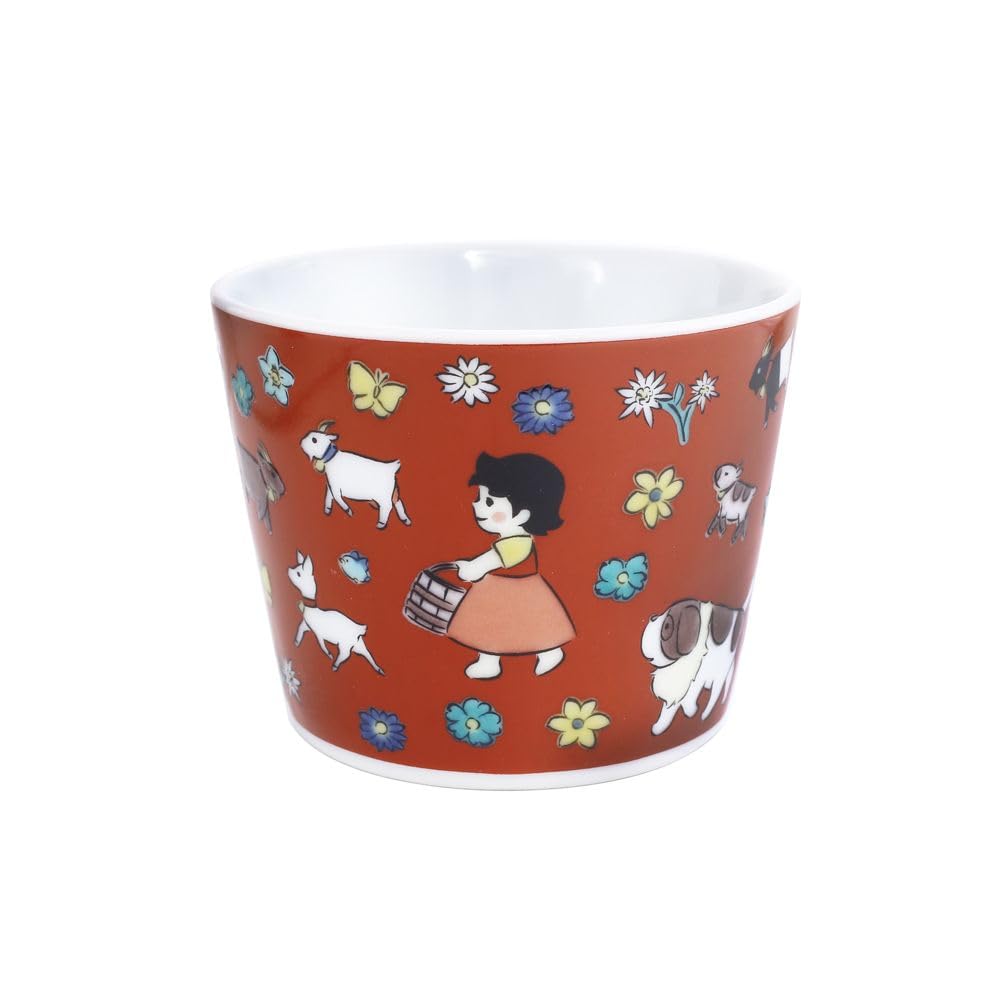 Kutani Ware Heidi Alps Girl Free Cup 10oz Ceramic Licensed Japan