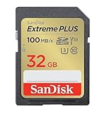 CE51406 SANDISK - CARDS Extreme Plus SDHC-Speicherkarte, 32 GB, 100 MB/s, 60 MB/s, UHS-I-Klasse, Schwarz, ham_n13_00121591