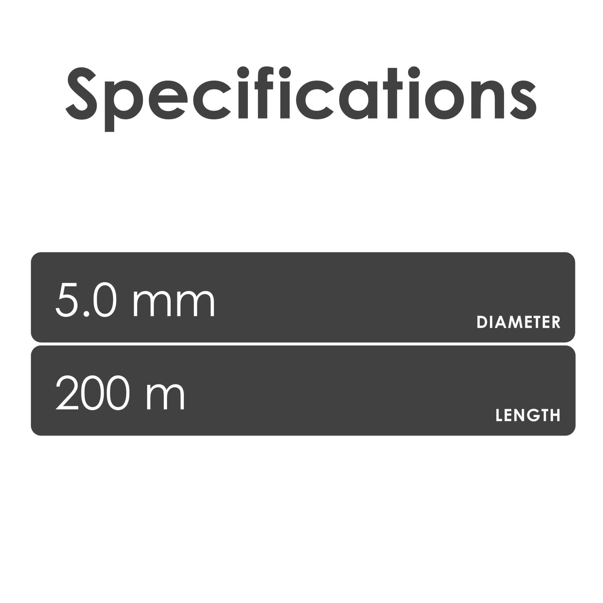 Taśma uszczelniająca do robota koszącego 5,0 mm, 200 m