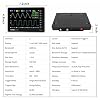 FNIRSI 1013D Plus Oscilloscope - Portable Handheld Tablet Oscilloscope with 100X High Voltage Probe, 2 Channels 100Mhz Bandwidth 1GSa/s Sampling Rate 7 TFT LCD Touch Screen
