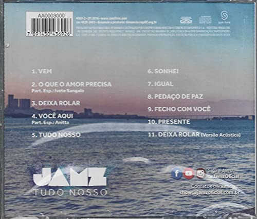 Jamz - Cd Tudo Nosso - 2016