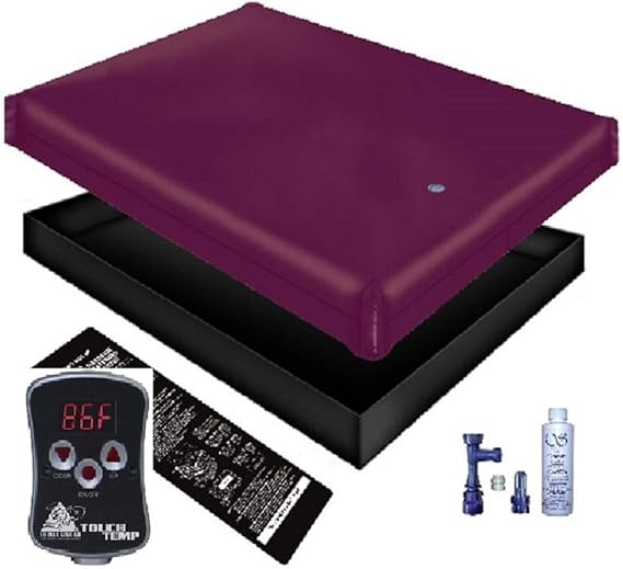 Free Flow WATERBED Mattress/Liner/Digital Heater/Fill Drain
