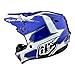 Troy Lee Designs SE4 Helmet for Motocross MX SE4 POLYACRYLITE Helmet; Matrix Blue LG