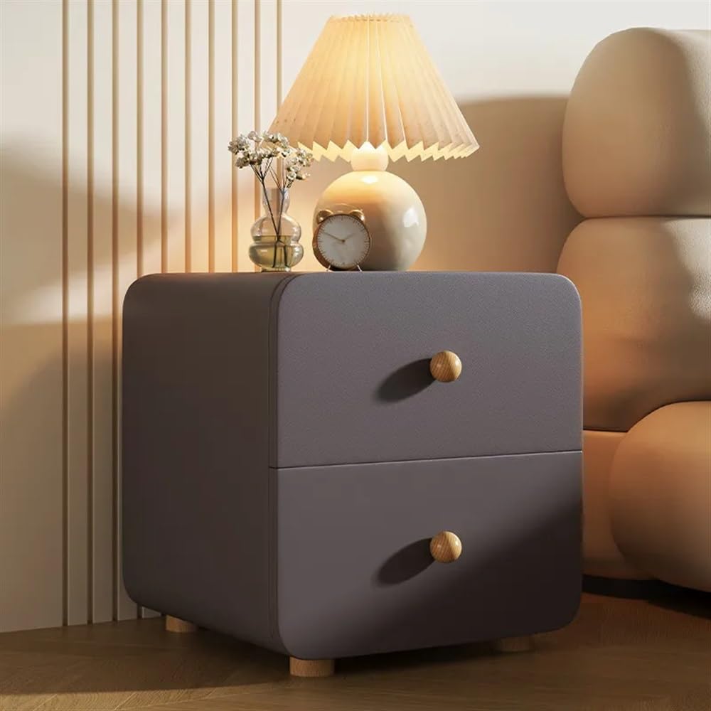 Table de chevet moderne avec tiroirs pour organiser une petite chambre