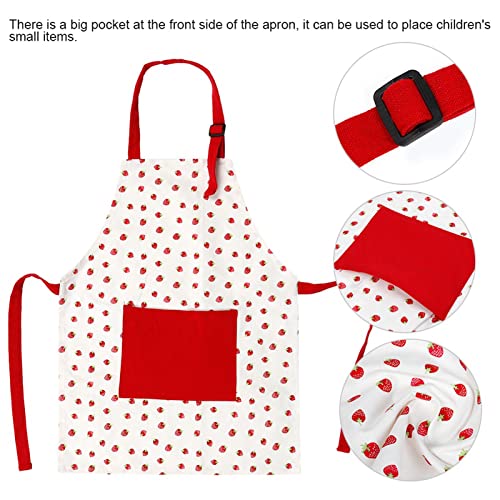 Acouto Red Strawberry Apron - Image 3