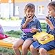 CharmBurst 40 Stück Servietten Einschulung Schulkind, Regenbogen Schulanfang Deko, Papierservietten Schuleinführung, Einschulung Mädchen Deko Schulkind Tischdeko 33x33cm