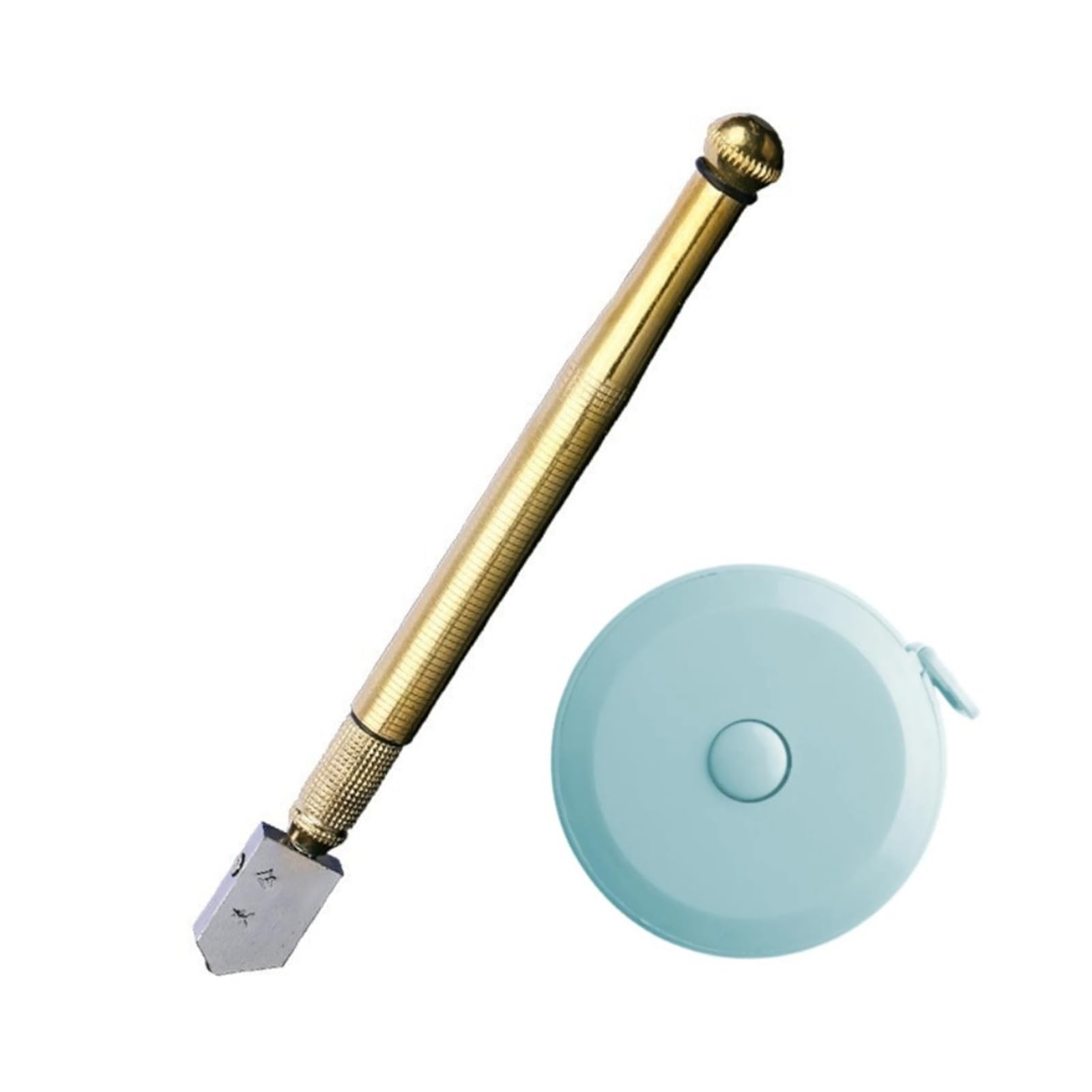 Glass Cutters Diamond Glass Cutting Tool Non Slip Handle Handheld Cutter(Cutter Tape Measure)