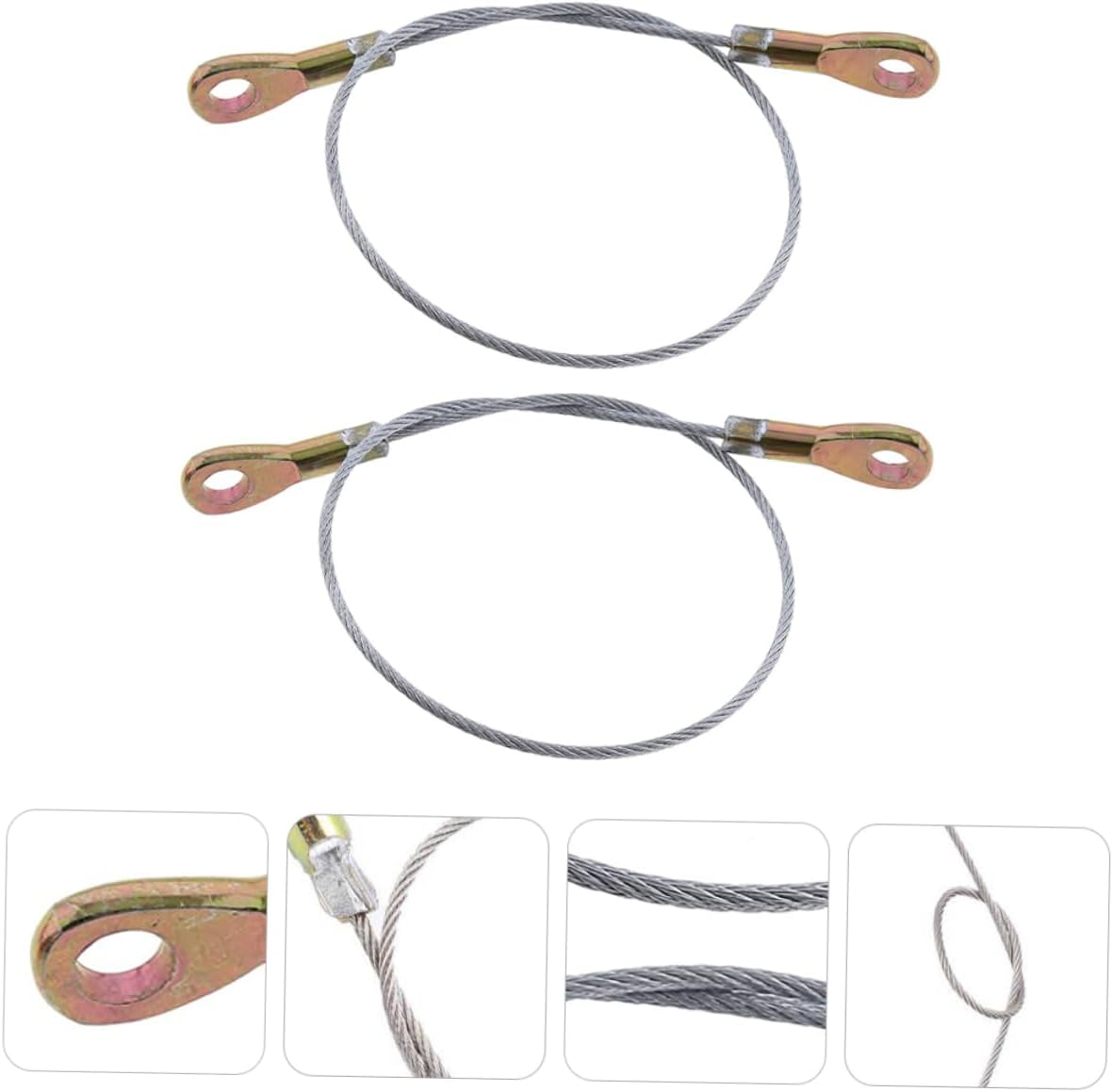 2pcs Tailgate Cable Hook Durable Replacement for Mule Easy Installation High-Performance Material Non-Deformation and Impact Resistant