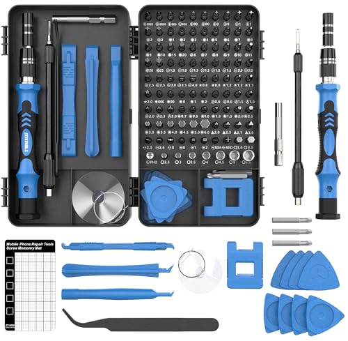 Feinmechaniker Werkzeug Set 122-in-1 Präzisionsschraubendreher Set mit Magnetischen Bits Mini Schraubenzieher Set für Handy Reparatur PC Laptop iPhone PS5 Uhren Geschenk für Heimwerker