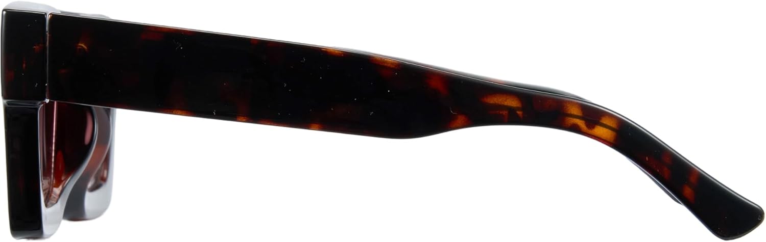 Cyxus Square Chunky Frame Sunglasses Womens Men Tangle Free Retro 90s Stylish Sun Glasses UV400 Protection 1252 - Image 7