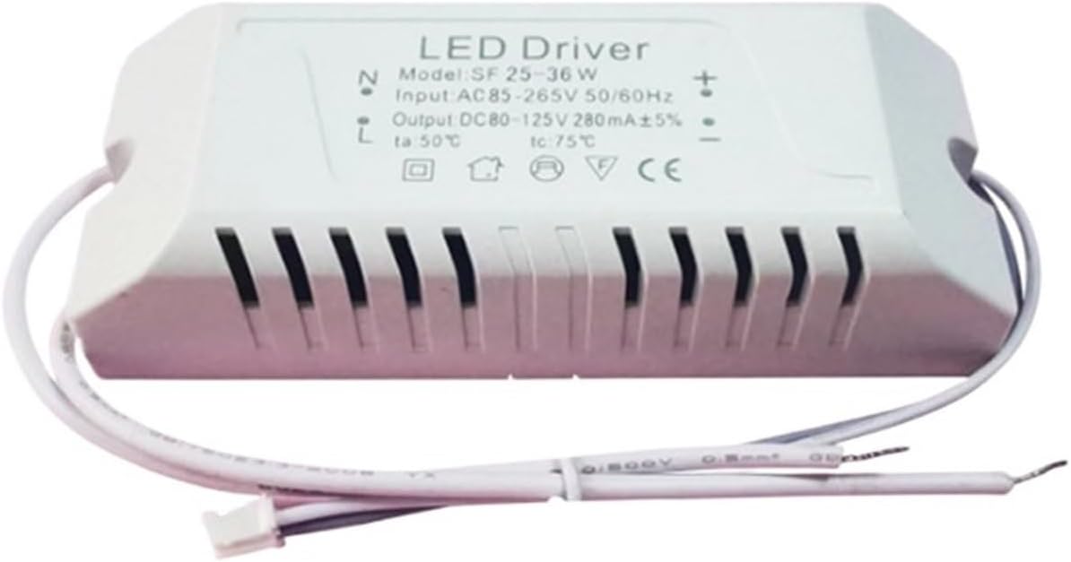 LED Driver 300mA high Power 25W 36W 50W 60W 80W 100W for Power Supply Unit AC85-265V Lighting Transformer for LED Power lamp(25 36w)