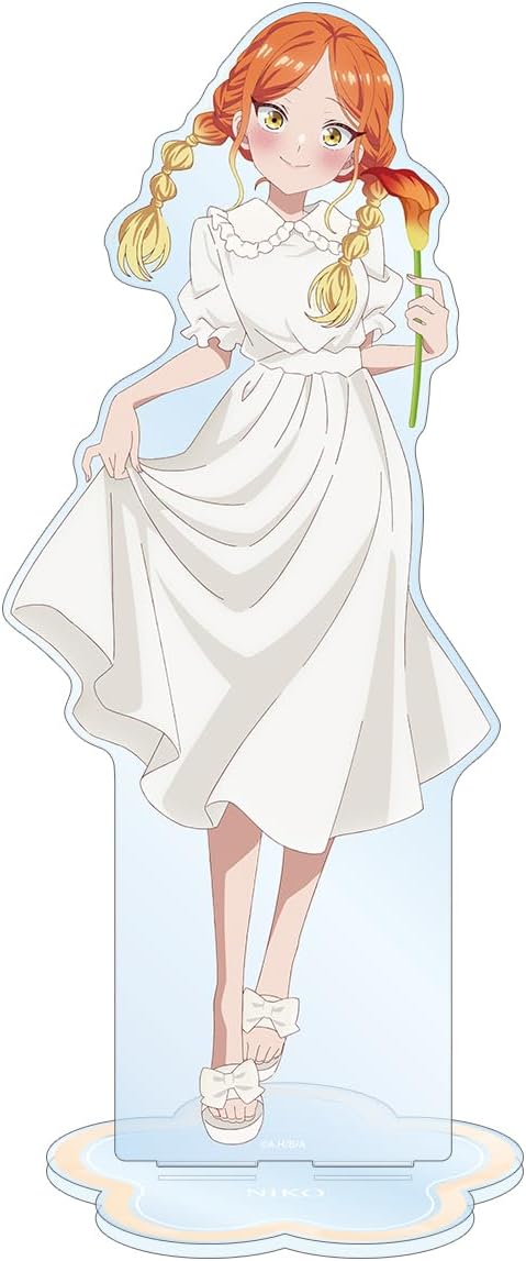 TV Anime Dino Three Sisters Not Guide Choroi. Illustrated by Teno Niho White Dress and Flower Ver. Extra Large Acrylic Stand