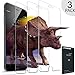 UTHMNE 3-Pack iPhone 7 Plus Screen Protector Glass, 0.3MM Slim And 9H Hardness Bubble Free, Anti-Fingerprint, Oil Stain & Scratch Coating