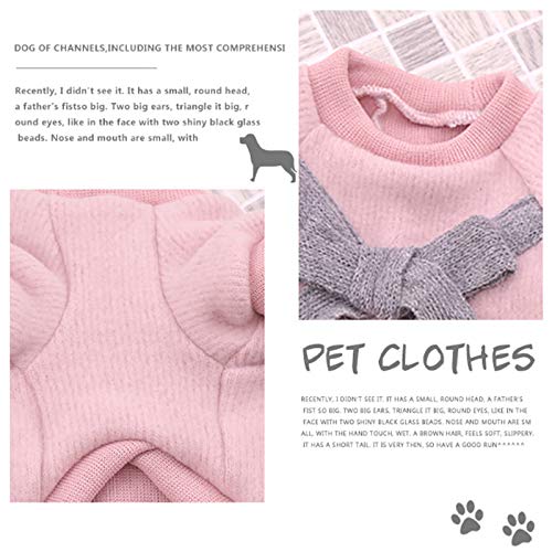 Yicare - Maglione caldo con fiocco e fiocco