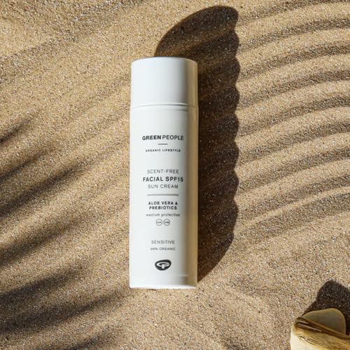 Green People Scent Free Facial SPF15 Sun Cream 50ml | Natural & Organic Sensitive SPF Moisturiser for Combination, Spot-Prone or Sensitive Skin | Paraben Free & Unscented | Cruelty Free & Vegan - Image 2