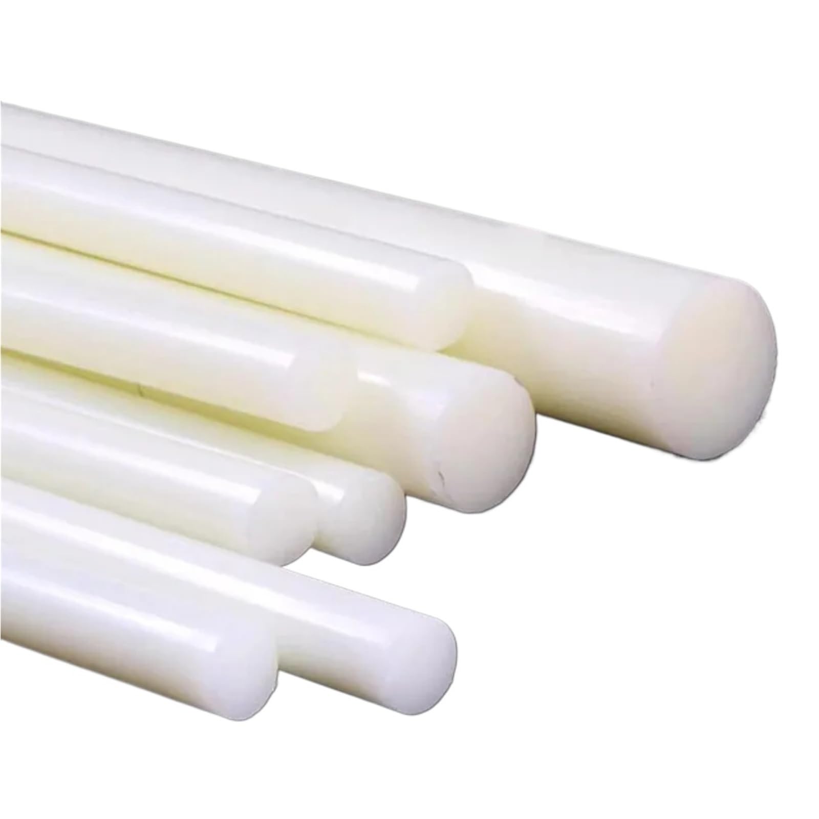 Asta Di Nylon Barre tonde in nylon Aste 4mm 5mm 6mm 8mm 10mm 12mm 15mm 20mm 25mm 30mm 35mm 40mm 45mm 50mm 55mm 60mm 65mm 70mm 80mm 90mm 100mm per Progetti(Length 250mm 1pc,4mm)