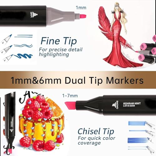 Auto Writer Autowriter PENS Assorted - (6 Pack) [Yellow, Blue, Green, Pink, Red and White] (Assorted)