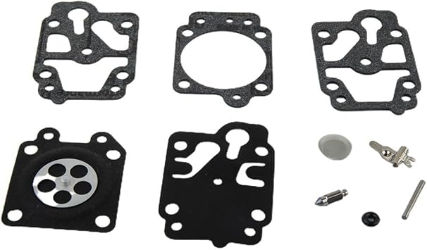 Carburetor Service Kit with Diaphragm Parts for Honda GX25 GX35 Engines Used in ULT425 UMS425 UMK425 String Trimmers and Cutters