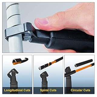 GROWORD Round Cable Stripper Tool - Adjustable Cutting Depth Jacket Slitter - Fast & Precise Removal - 3/16" to 1 1/8" Diameter