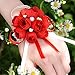 Corsages de Poignet Floral for Femmes mariées de mariée brisemaid Bracelet Bracelet Accessoires de Mariage (Color : 01)